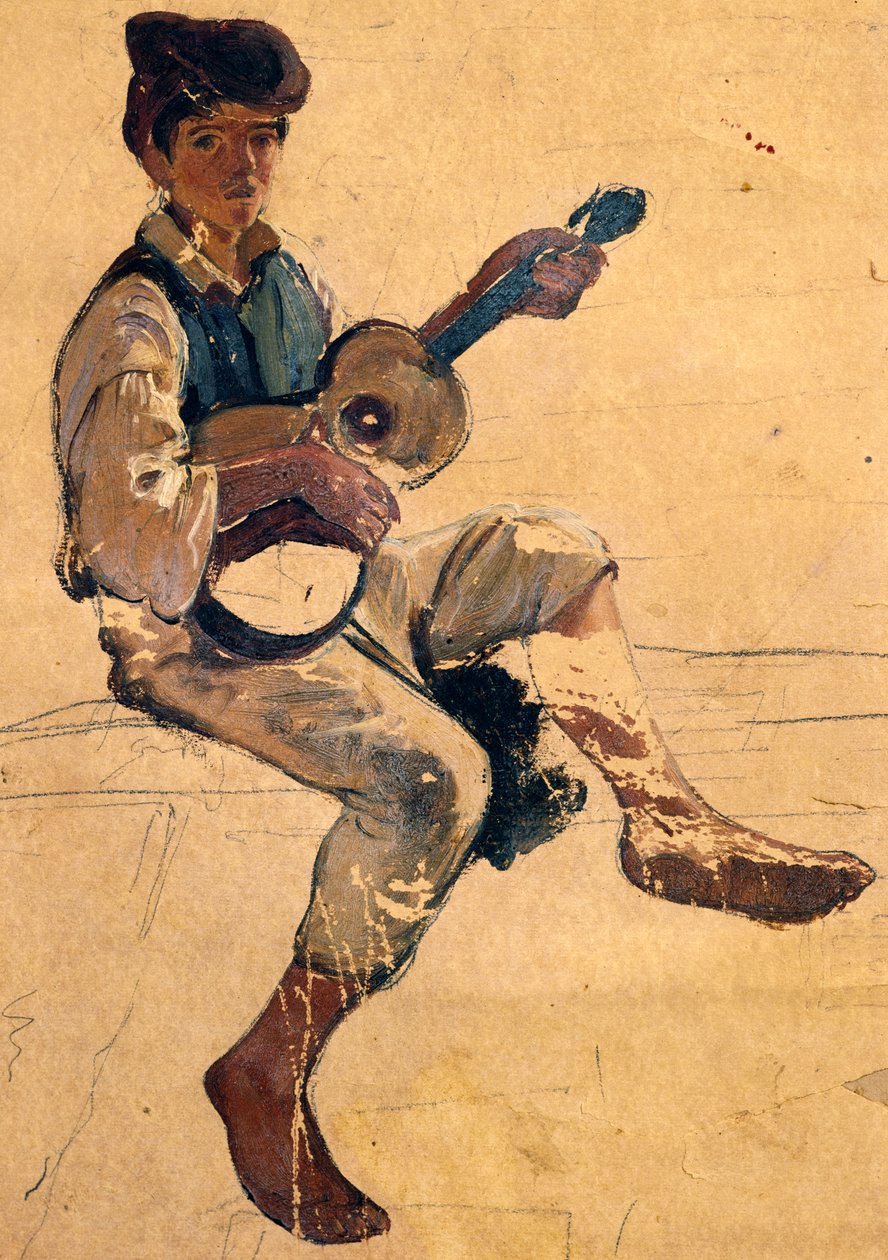 A gitáros alkotó: Giacinto Gigante