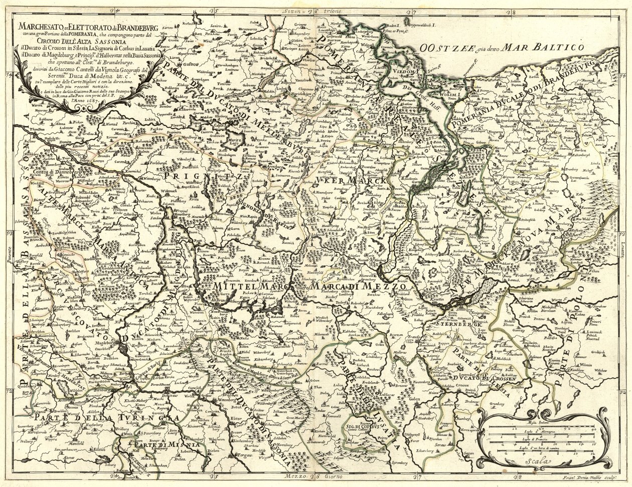 Brandenburgi őrgrófság és választófejedelem alkotó: Giacomo Cantelli