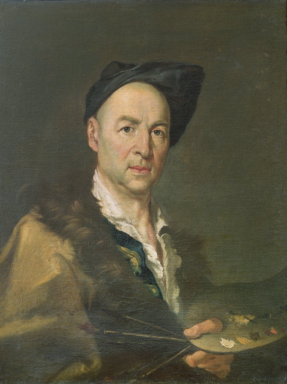 Egy festő portréja, 1745-1755 alkotó: Giacomo Ceruti