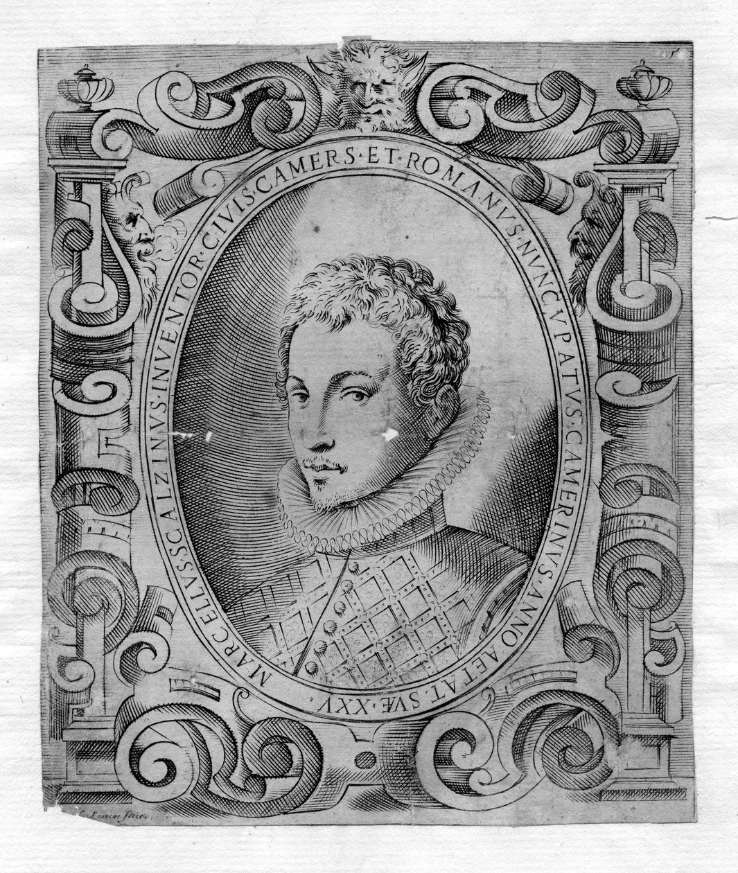 vésett portré alkotó: Giacomo Franco
