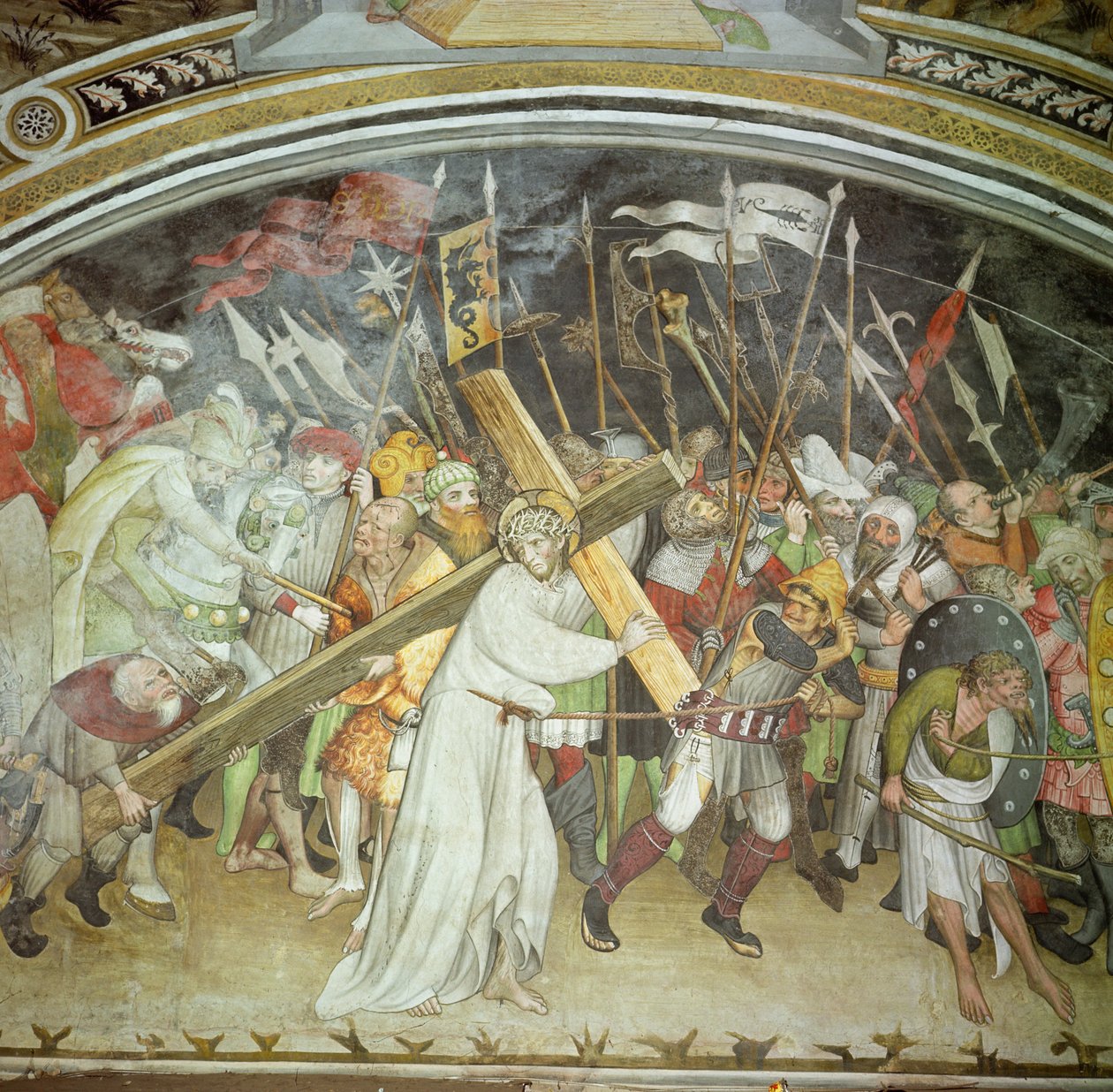 Út a kálváriához (részletekért lásd a 130504-et) alkotó: Giacomo Jaquerio