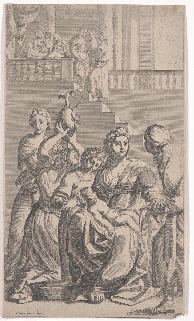Szent Benedek születése alkotó: Giacomo Maria Giovannini