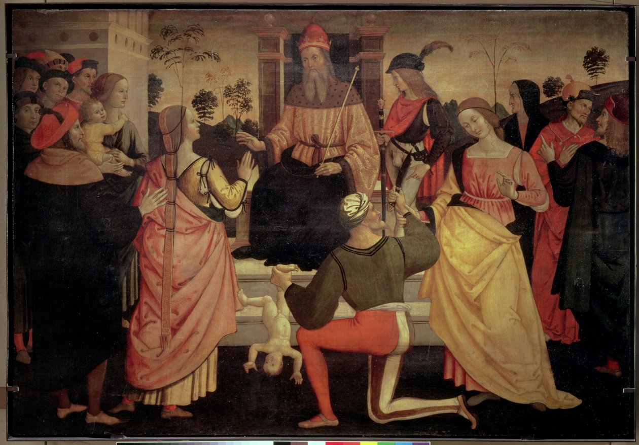 Salamon ítélete alkotó: Giacomo Pacchiarotti