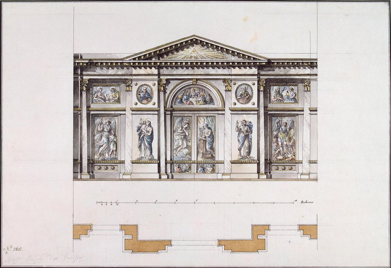 Ikonosztáz a szentpétervári Szmolnij Feltámadás kolostorban, 1780-as évek alkotó: Giacomo Antonio Domenico Quarenghi