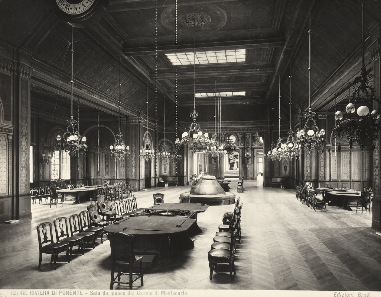 Szerencsejáték terem, Montecarlo Casino, Monaco alkotó: Giacomo Brogi