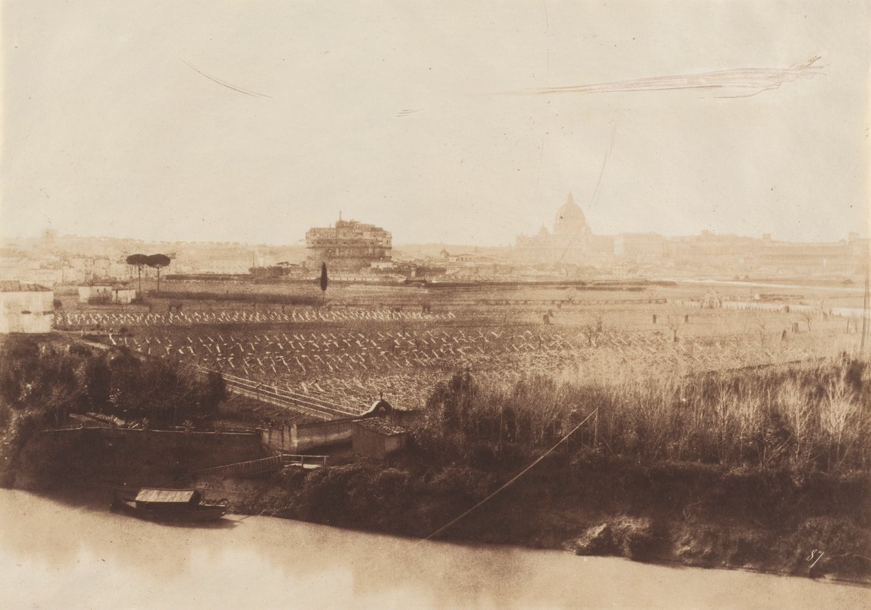 Róma látképe,1857 (fénykép) alkotó: Giacomo Caneva