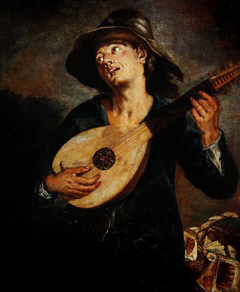 Énekes lanttal alkotó: Giacomo Francesco Cipper
