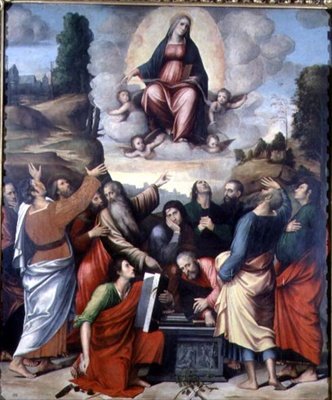 Szűz mennybemenetele alkotó: Giacomo and Giulio Francia