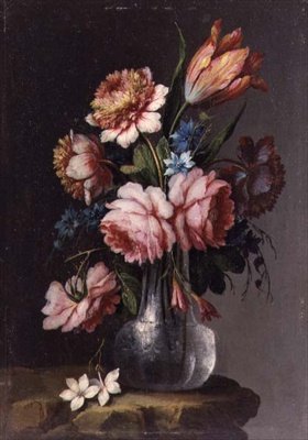 Rózsa, tulipán és bazsarózsa alkotó: Giacomo Nani