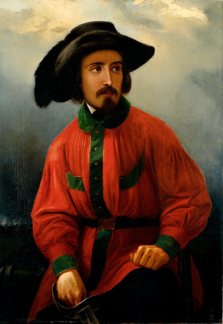 Antonio Solari olasz hazafi portréja Giacomo Ulisse Borzino festménye (XIX. század) Genes, Museo del Risorgimento alkotó: Giacomo Ulisse Borzino