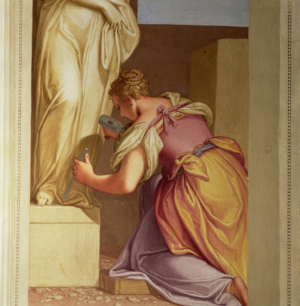 A szobor alkotó: Giambattista 1526 78 Zelotti
