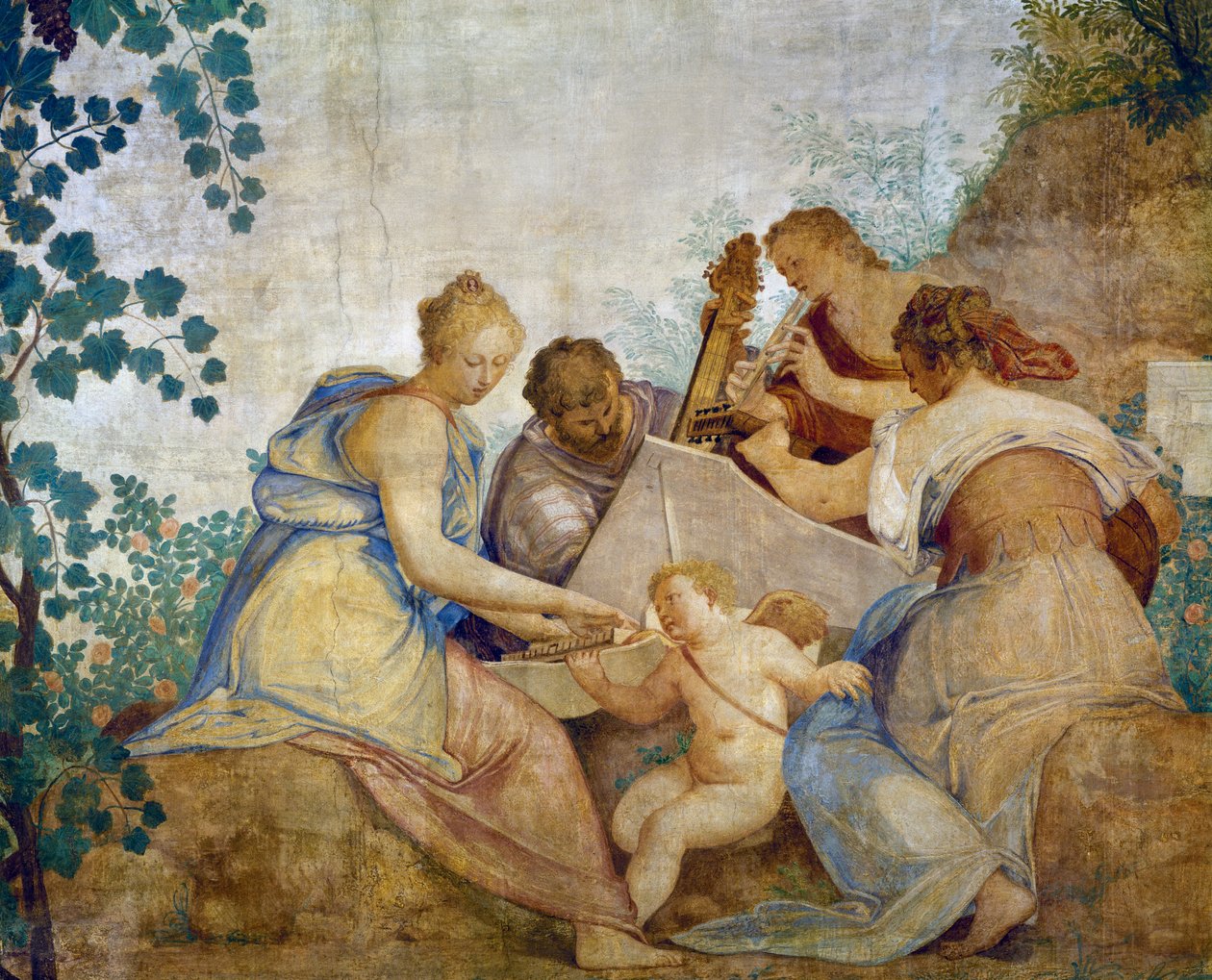 Giovanni Battista Zelotti (1526-1578) koncertje. Olaszország alkotó: Giambattista Zelotti