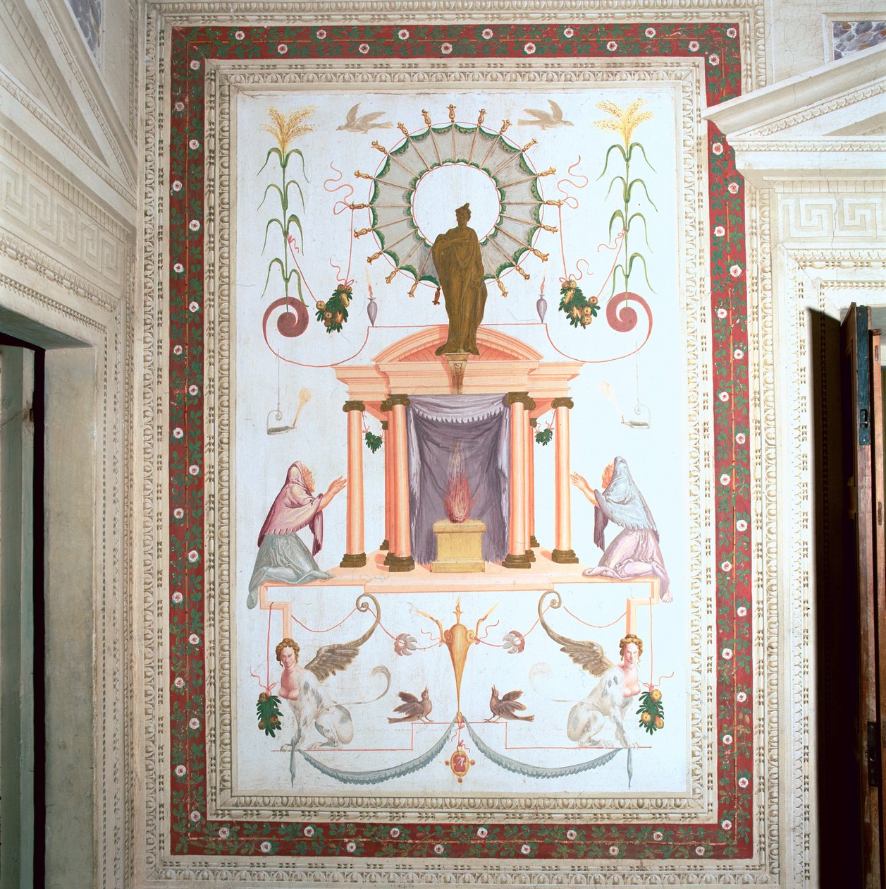 A groteszk kis szobája alkotó: Giambattista 1526 78 Zelotti