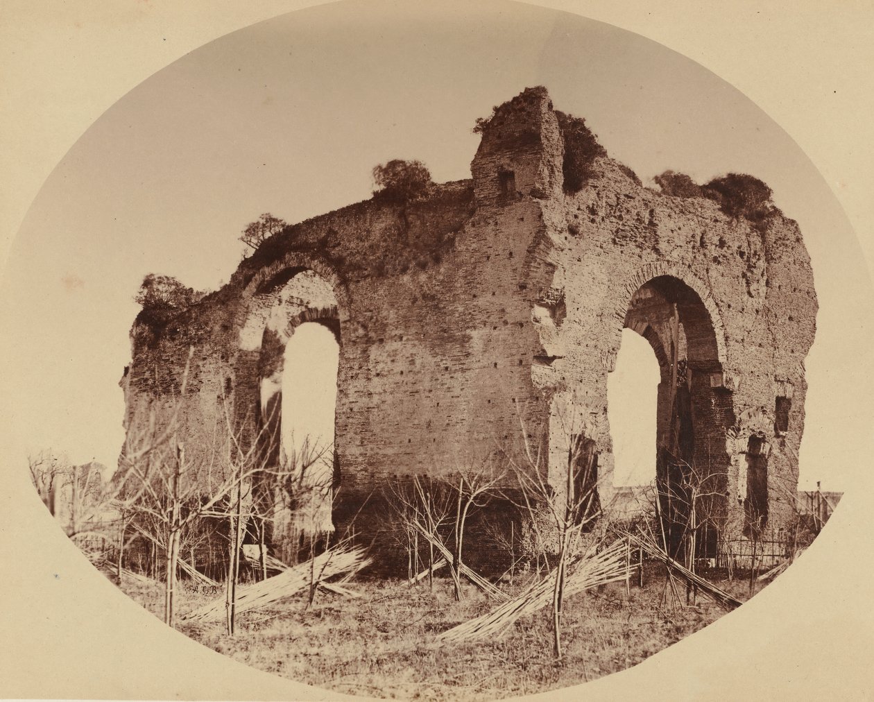 Herkules temploma, 1850-es évek. alkotó: Giambattista Altadonna