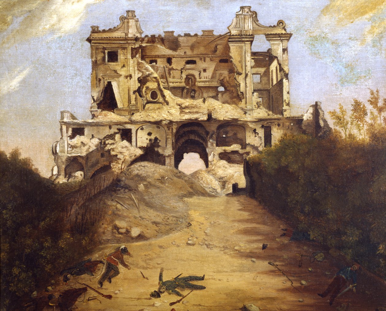 A Négy Szél Háza, 1849 körül (olaj, vászon) alkotó: Giambattista Bassi