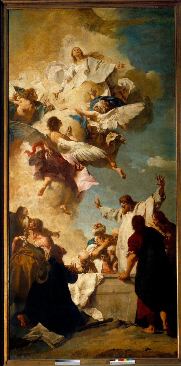 Szűz mennybemenetele. Piazzetta Giambattista (1682-1754) festménye alkotó: Giambattista Piazzetta