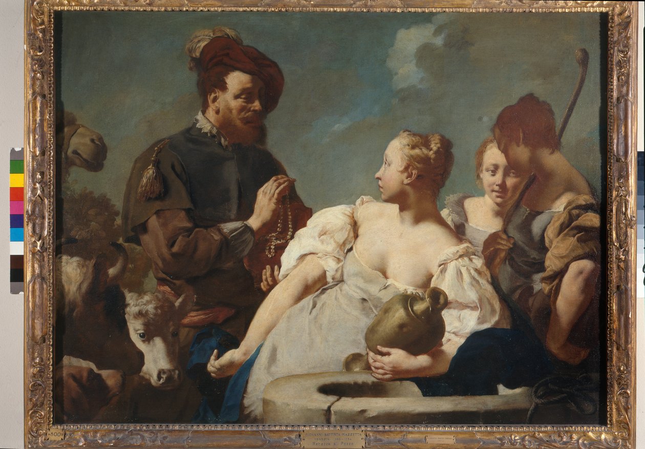 Rebecca és Eleazar a kútnál alkotó: Giambattista Piazzetta