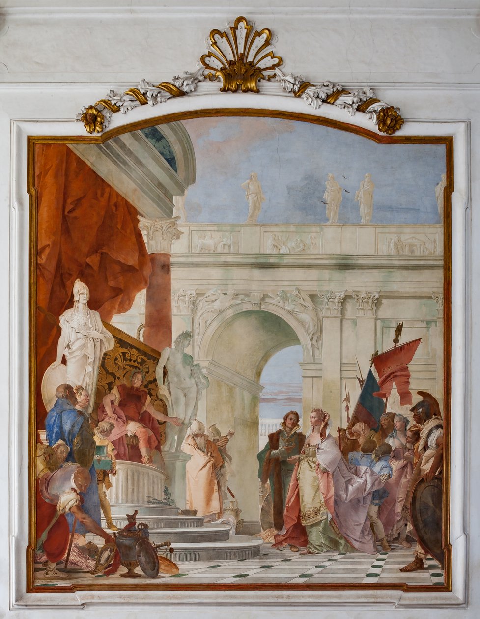 Scipio Africanus nagylelkűsége alkotó: Giambattista Tiepolo
