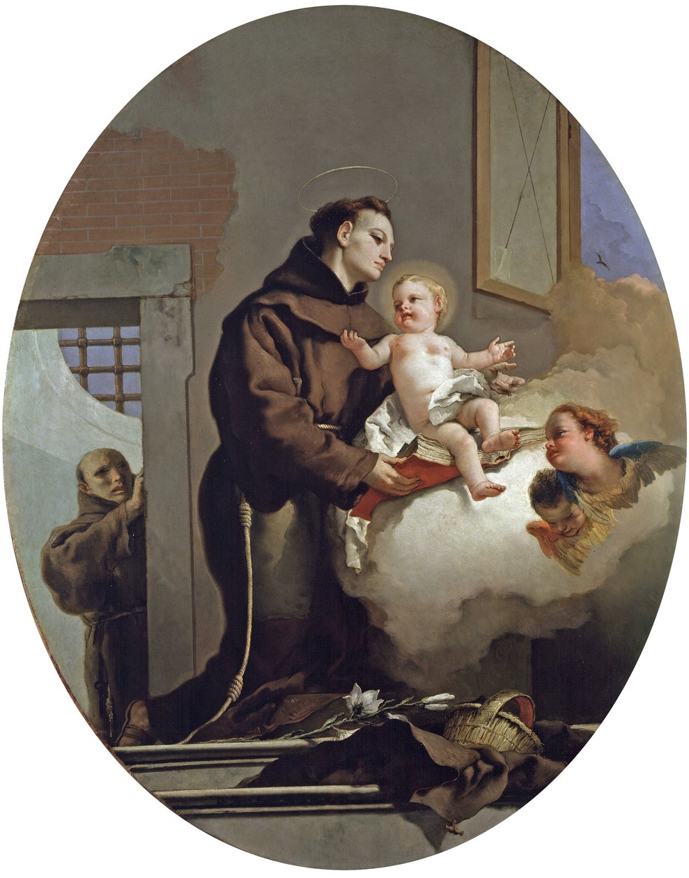 Páduai Szent Antal a kis Jézussal, 1767-1769 alkotó: Giambattista Tiepolo