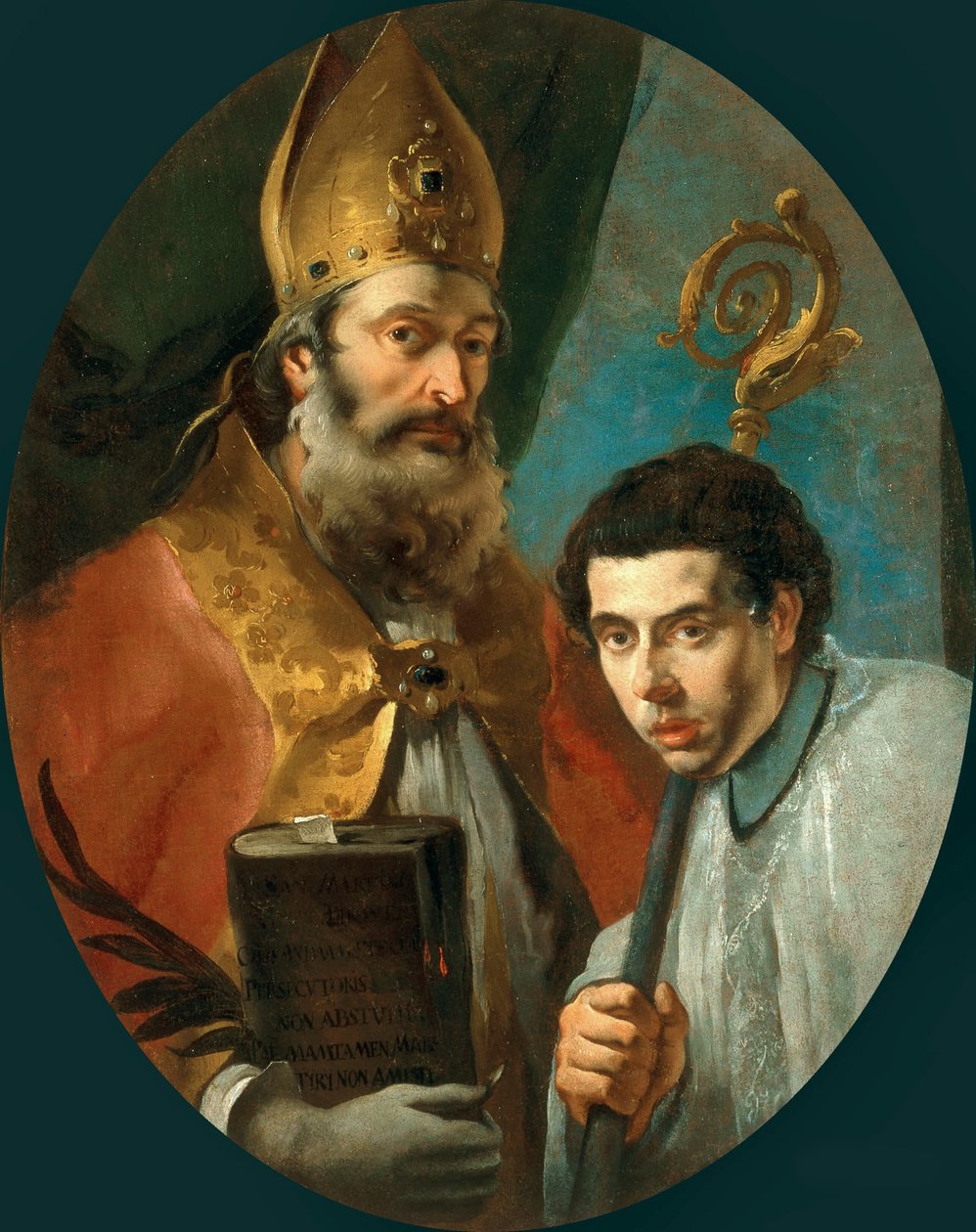 Tours-i Szent Márton. alkotó: Giambattista Tiepolo