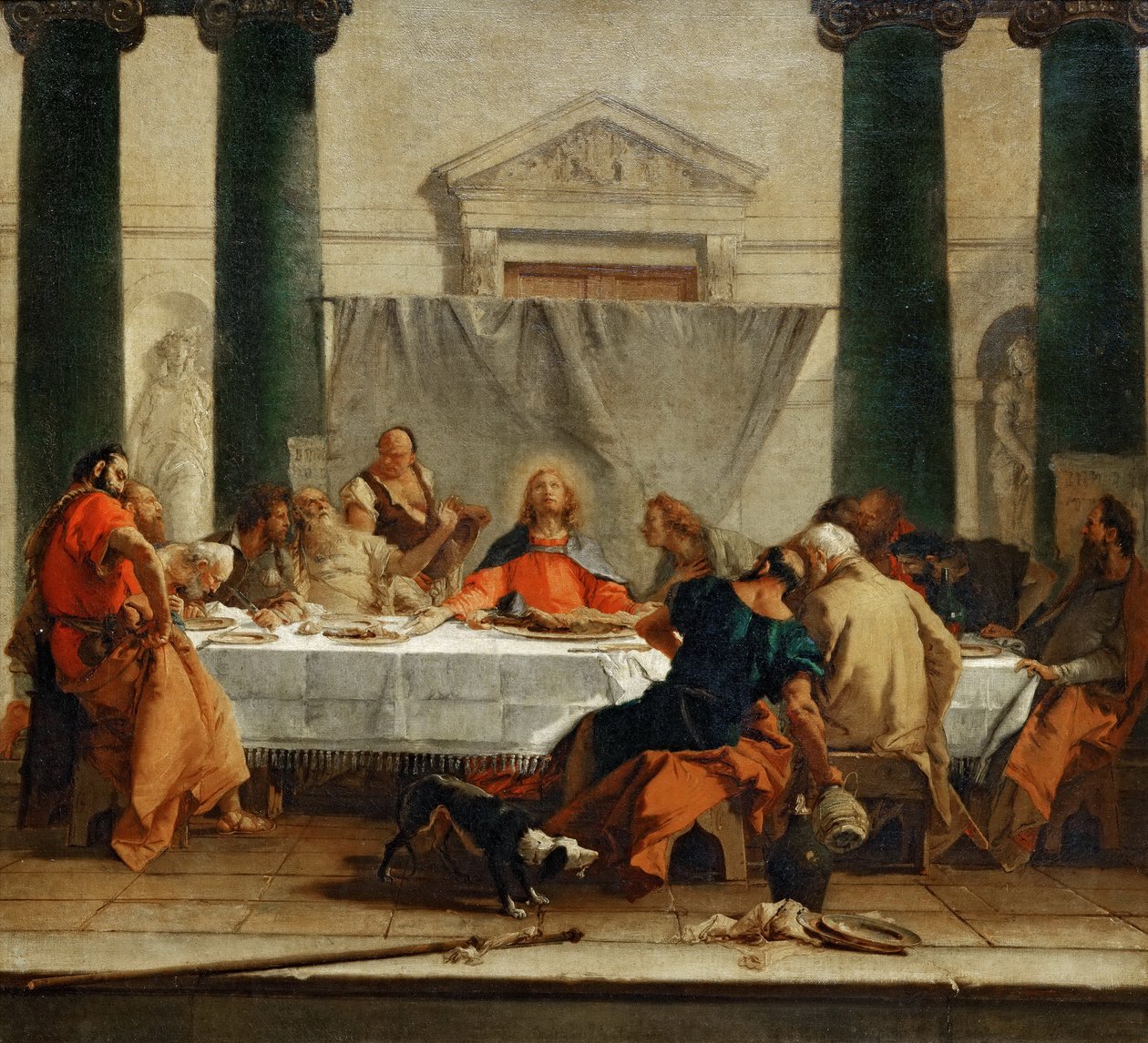 Az utolsó vacsora alkotó: Giambattista Tiepolo