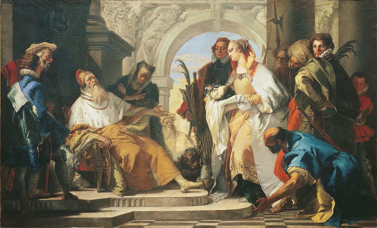 A Crotta család védőszentjei alkotó: Giambattista Tiepolo