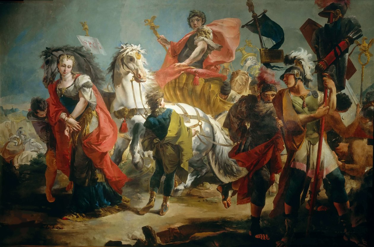 Aurelianus diadala. alkotó: Giambattista Tiepolo
