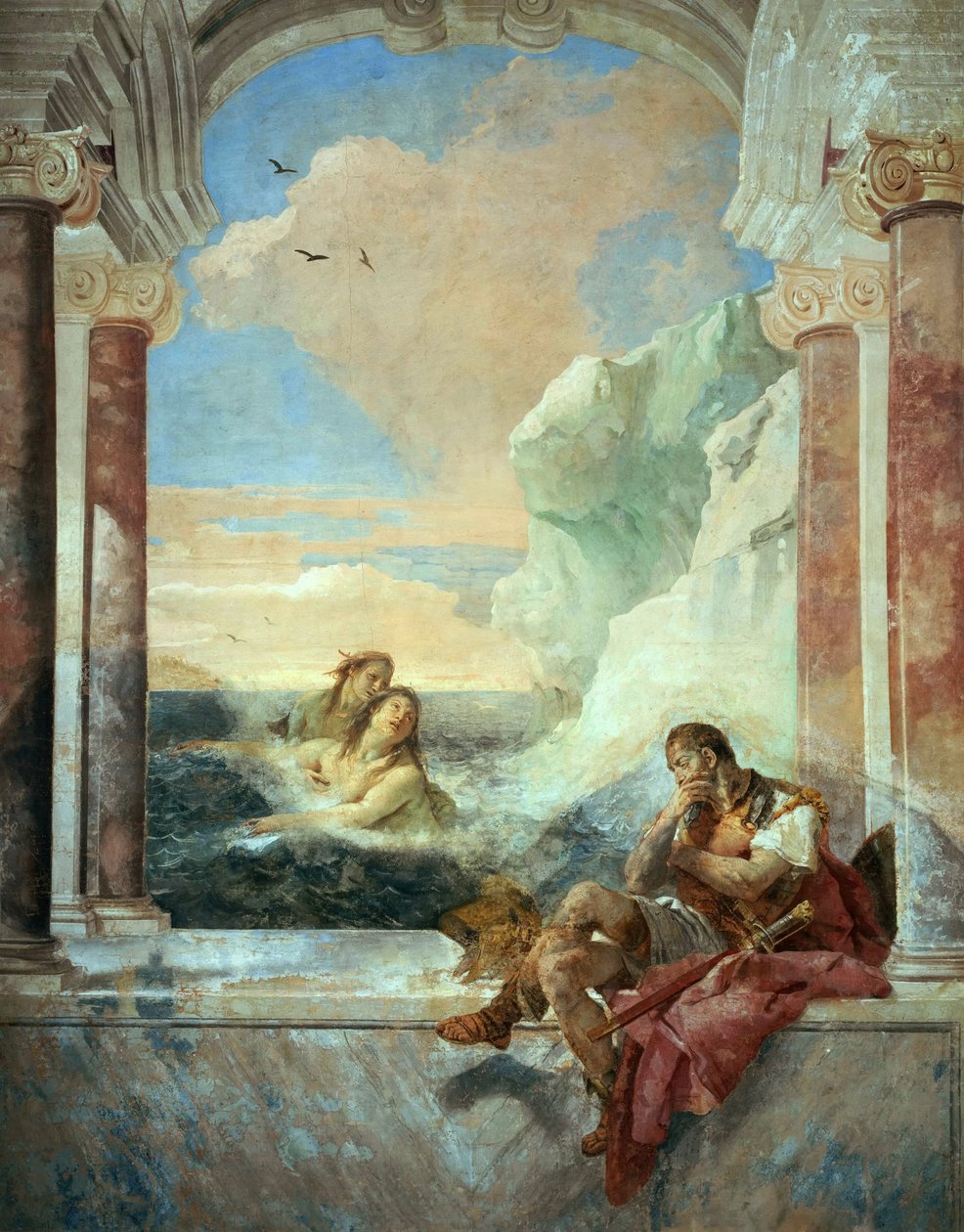 Thetis vigasztaló Achilles, 1757. alkotó: Giambattista Tiepolo