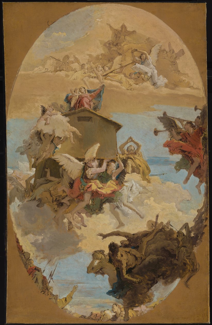 A Loretói Szent Ház csodája alkotó: Giambattista & Tiepolo Giandomenico (1727-1804) Tiepolo