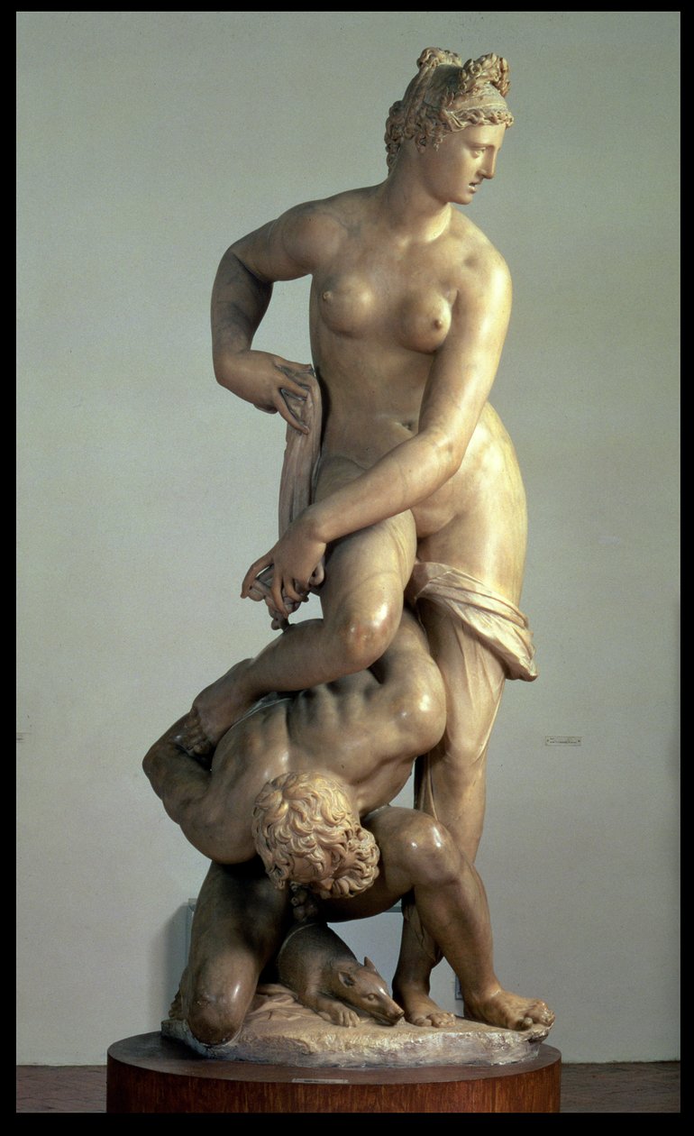 Firenze győzött Pisa felett (márvány) alkotó: Giambologna