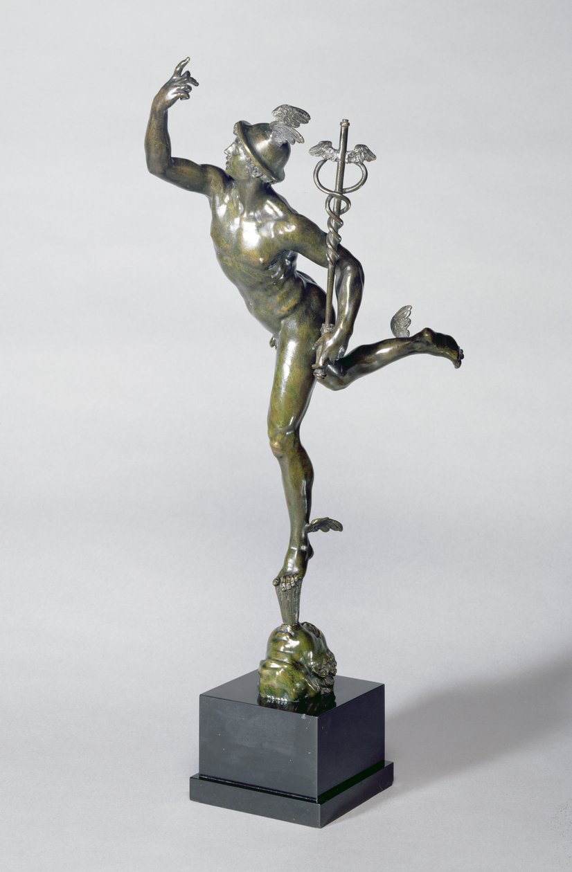 Mercury, 1800-30 körül (bronz) alkotó: Giambologna