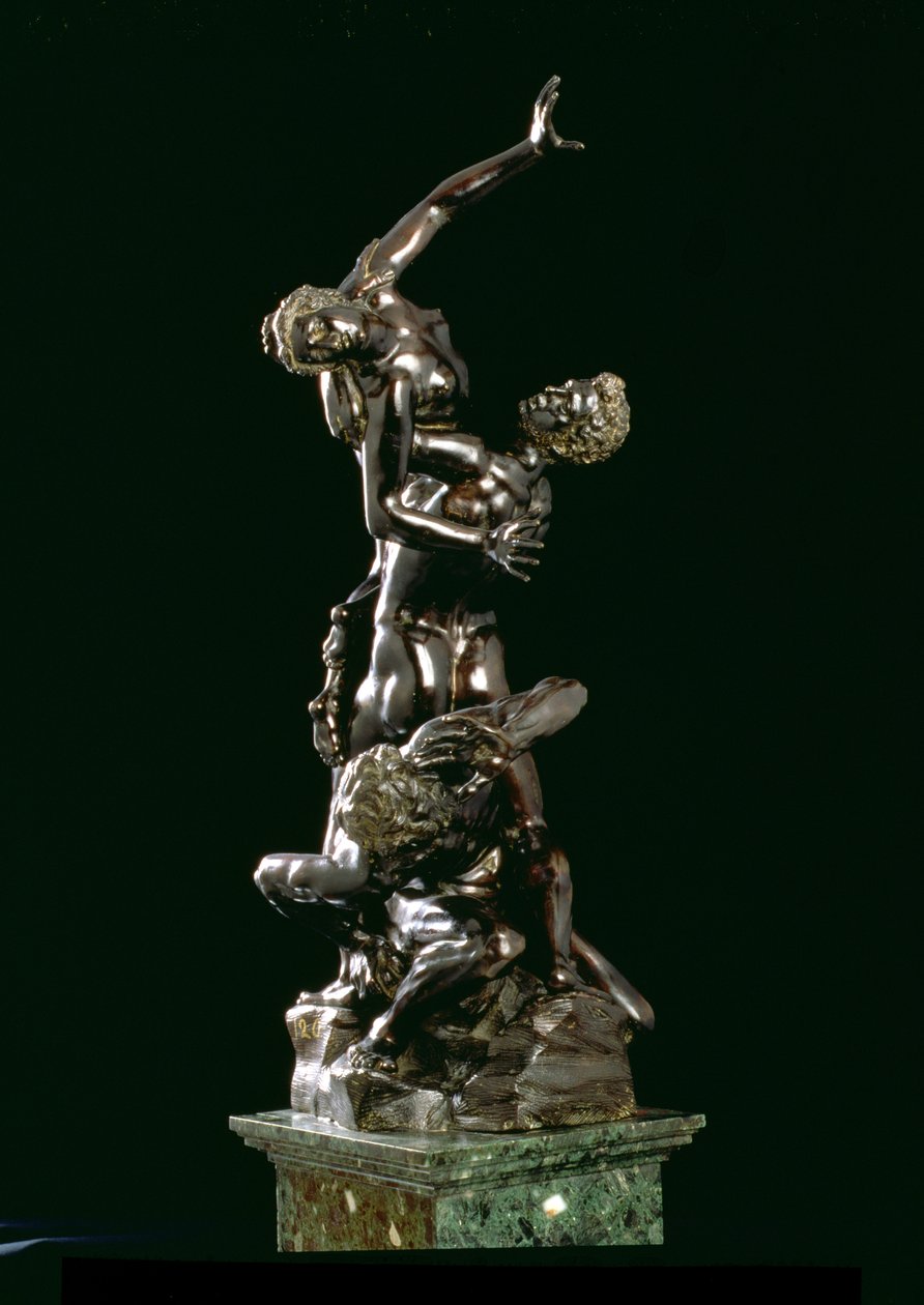 A szabin nők megerőszakolása (bronz) alkotó: Giambologna