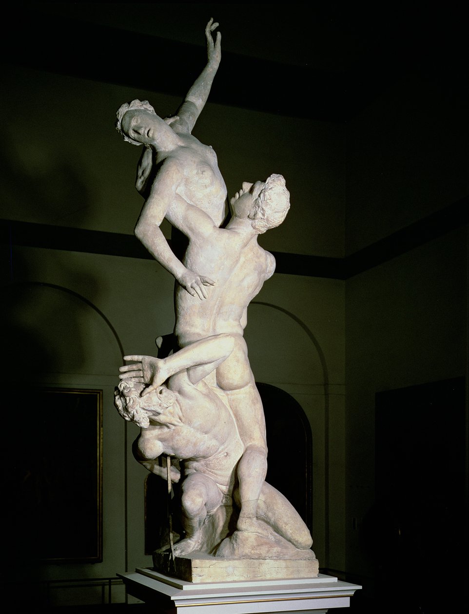 A szabinok megerőszakolása, 1583 körül (márvány) (lásd még 31448) alkotó: Giambologna