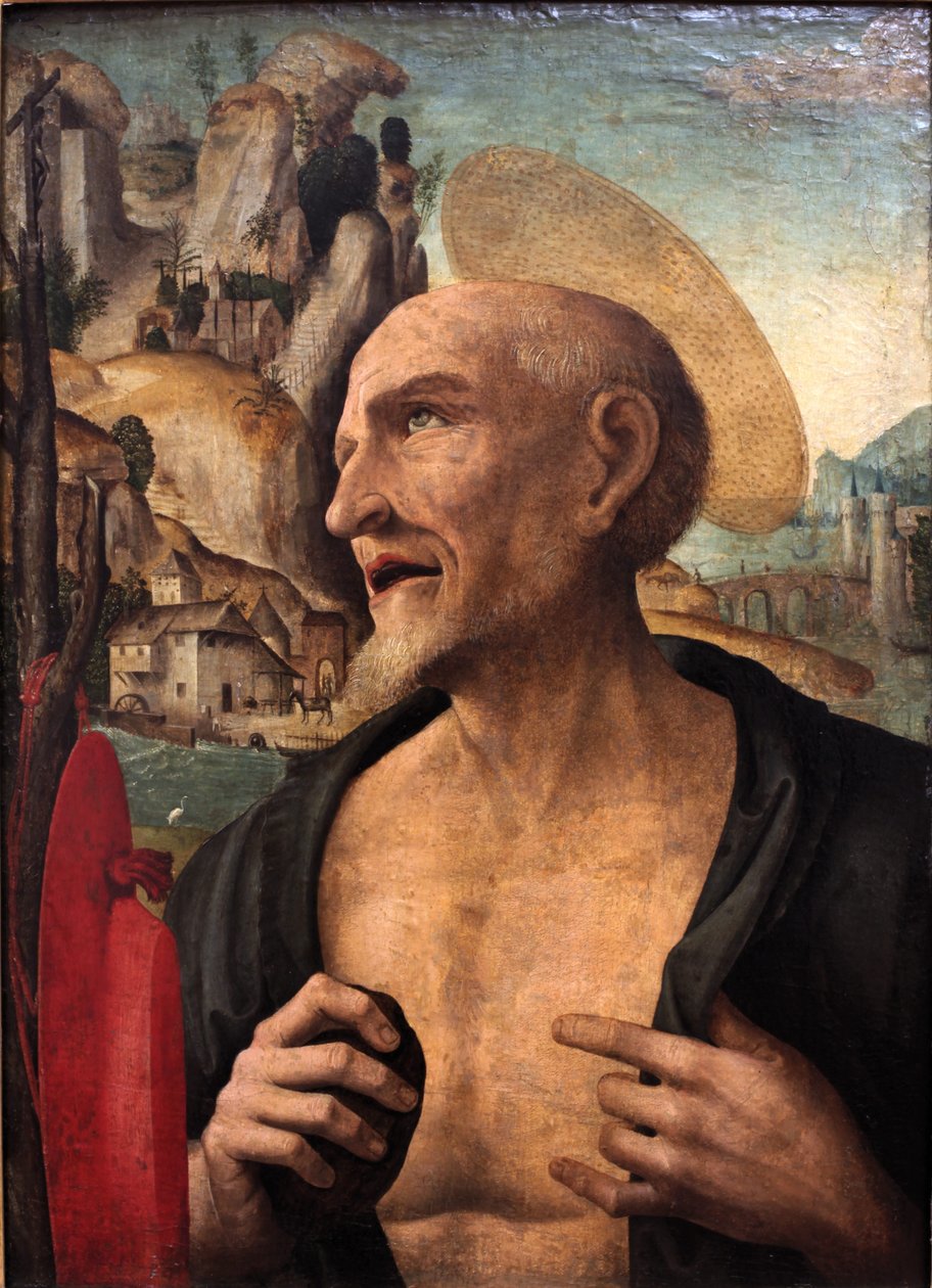 Szent Jeromos bűnbánó alkotó: Gian Francesco de Maineri