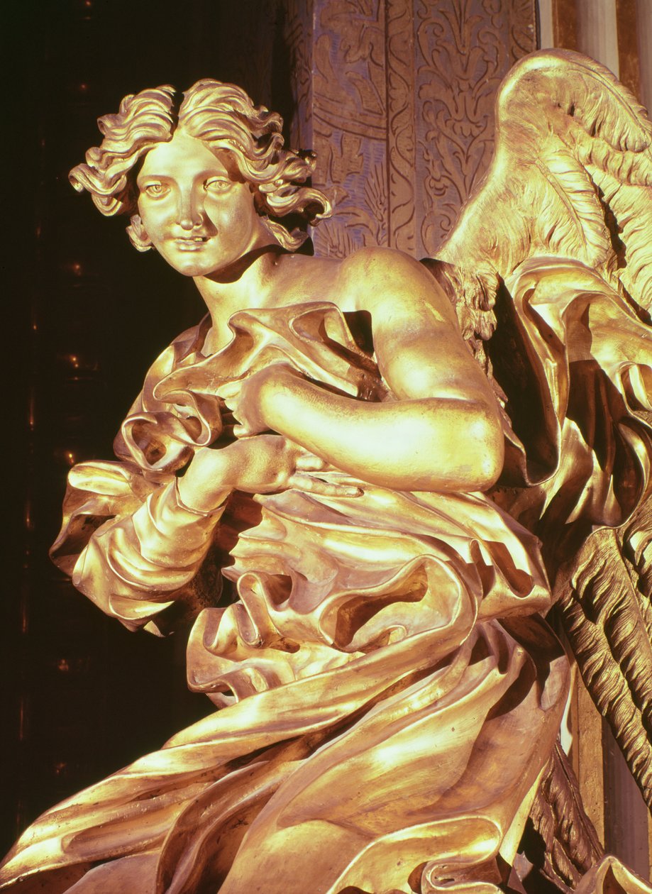 Angyal a tabernákulumból a Boldogságos Szentség kápolnában, 1674 (bronz) alkotó: Gian Lorenzo Bernini