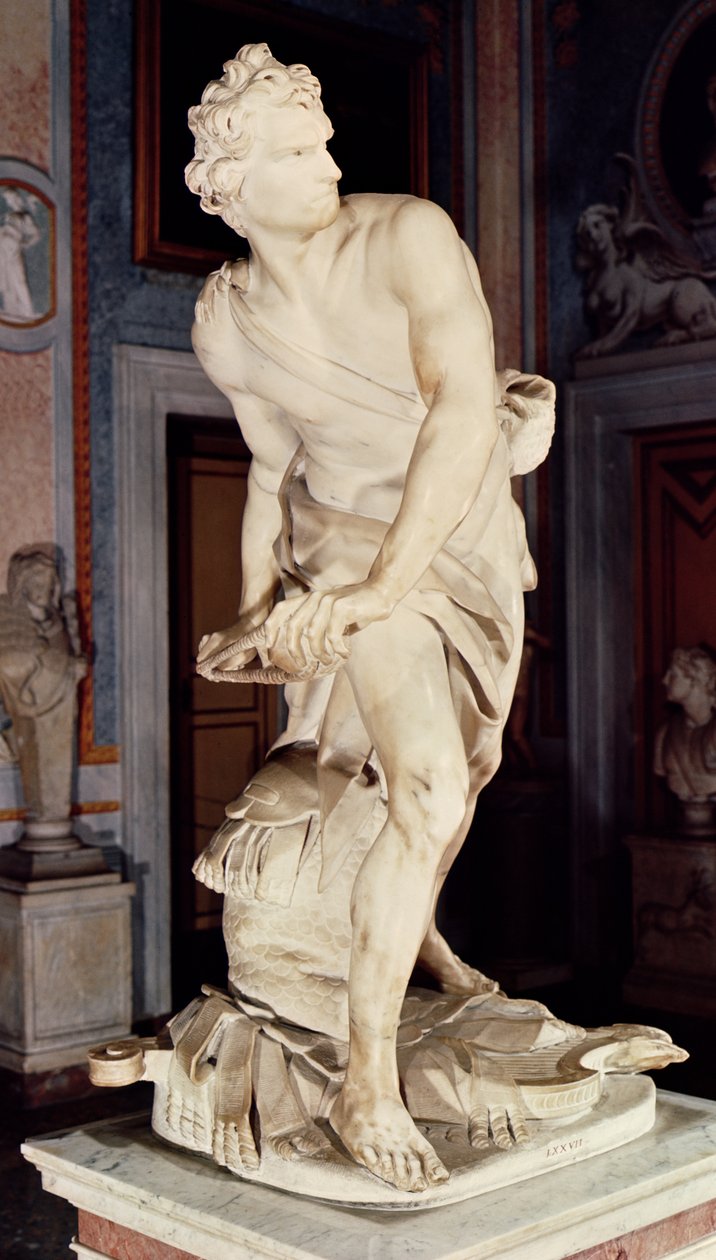 Dávid, 1623-24 (márvány) alkotó: Gian Lorenzo Bernini