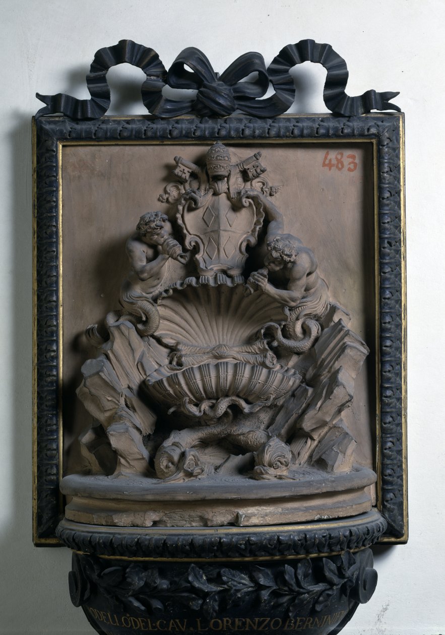 Modello az Altamoro-kúthoz (terrakotta) alkotó: Gian Lorenzo Bernini