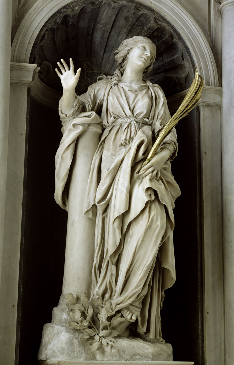 Szent Bibiana, 1626 (márvány) alkotó: Gian Lorenzo Bernini