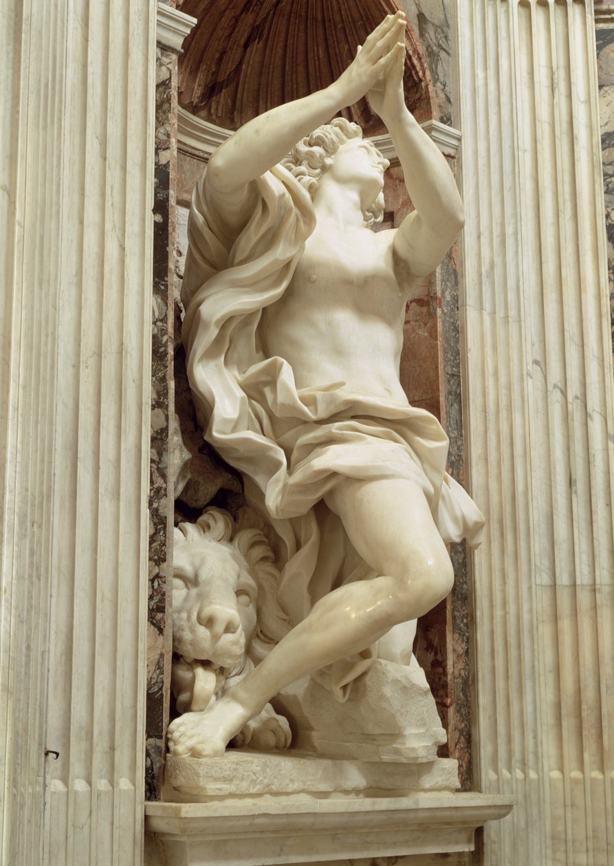 Dániel próféta, a Chigi-kápolnában, 1655-61 (márvány) alkotó: Gian Lorenzo Bernini