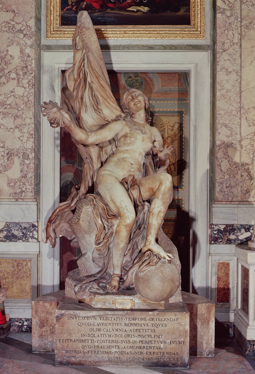 Az idő által leleplezett igazság, 1645-52 körül (márvány) alkotó: Gian Lorenzo Bernini