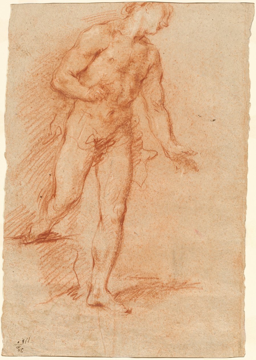 Férfi akt alkotó: Gian Antonio Guardi