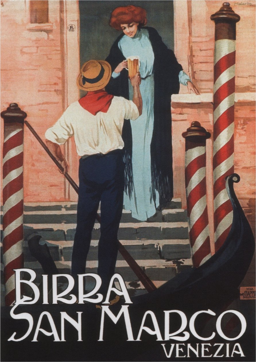 Beer San Marco, c. 1909 alkotó: Gian Emilio Malerba