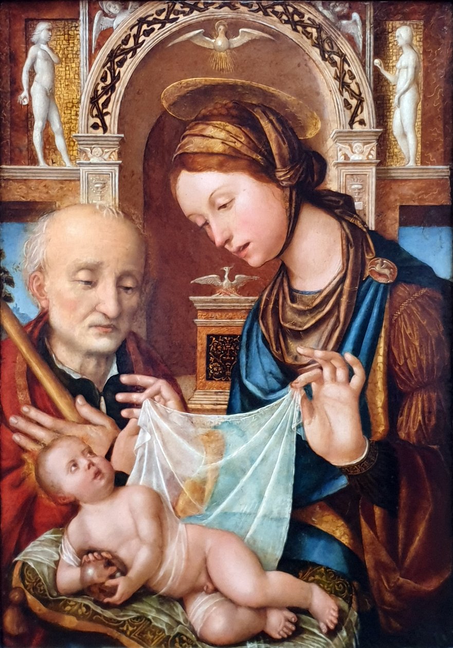 Német: Die Heilige Familie A Szent Család alkotó: Gian Francesco de Maineri