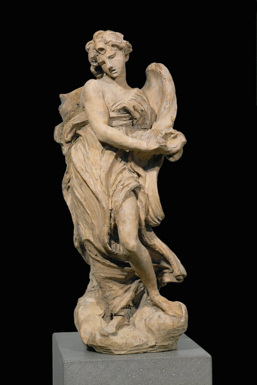 A töviskoronát viselő angyal ... alkotó: Gian Lorenzo Bernini