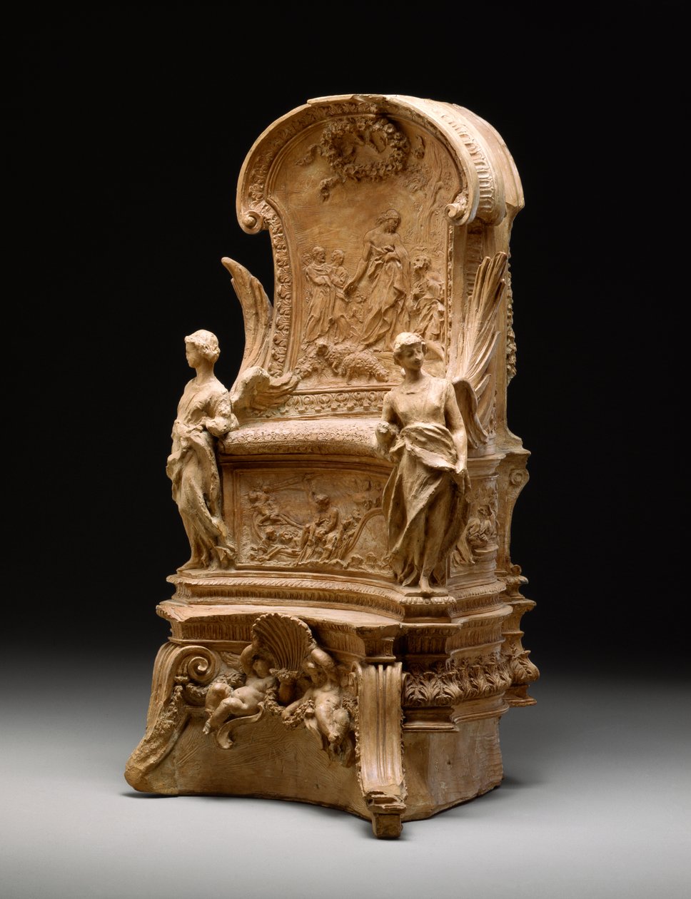 Szent Péter széke, 1658 (terrakotta) alkotó: Gian Lorenzo Bernini