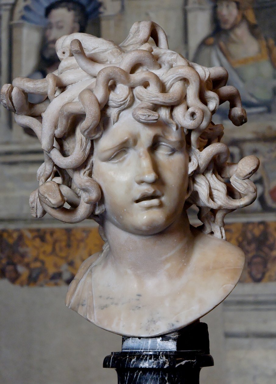 Medúza feje, 1630 alkotó: Gian Lorenzo Bernini