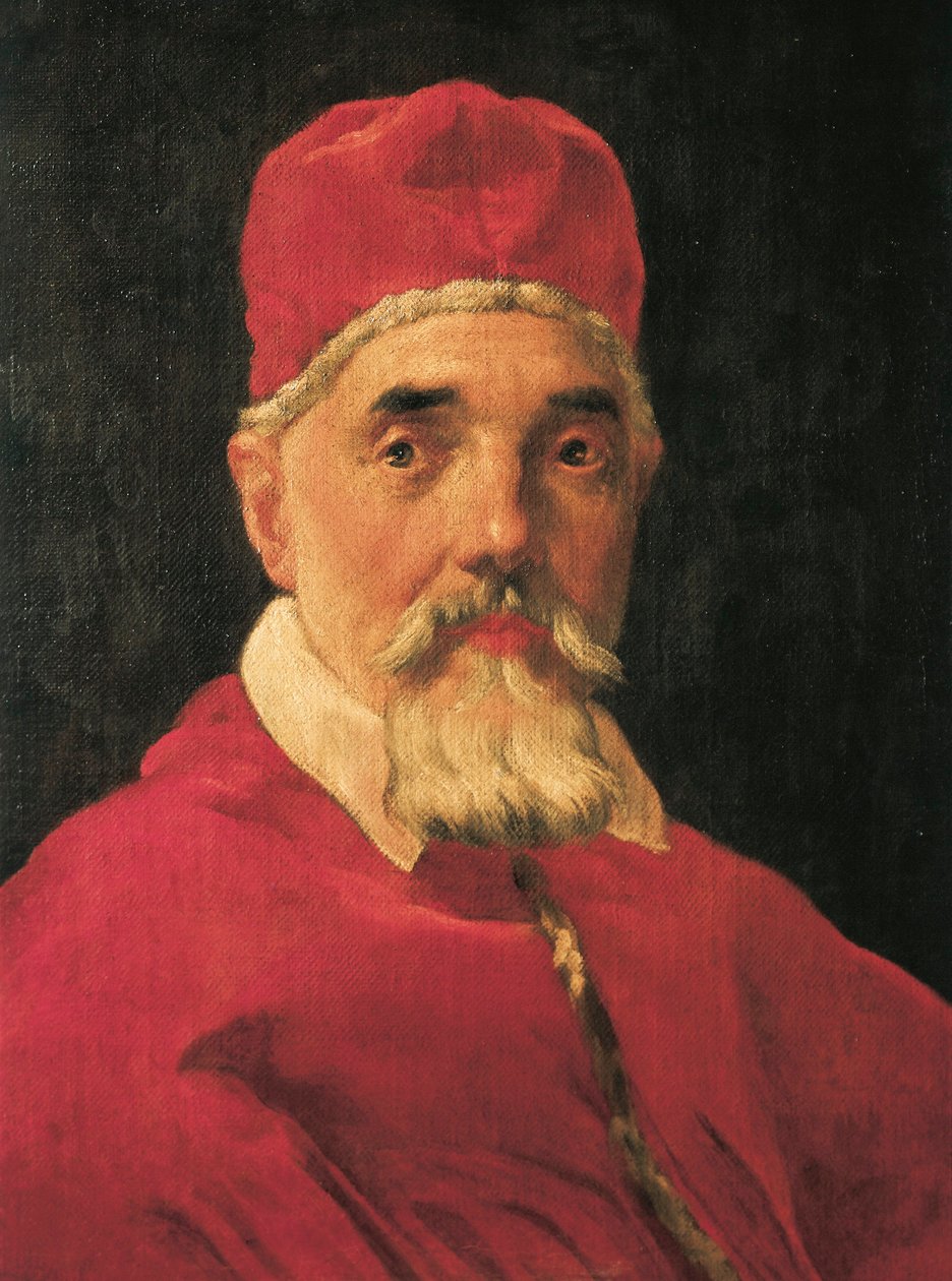 Olaszország, Róma, VIII. Urbán pápa portréja (Matteo Barberini) alkotó: Gian Lorenzo Bernini