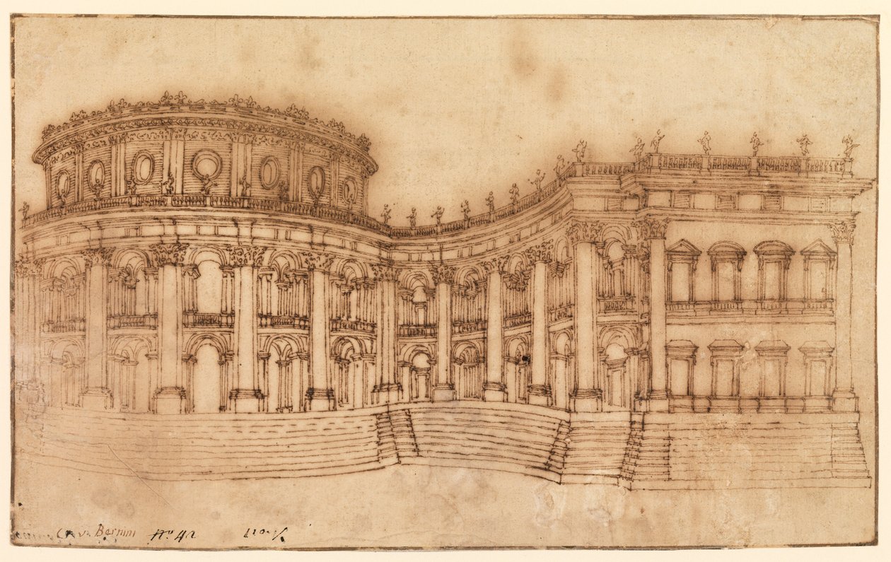 Louvre, keleti homlokzat alkotó: Gian Lorenzo Bernini