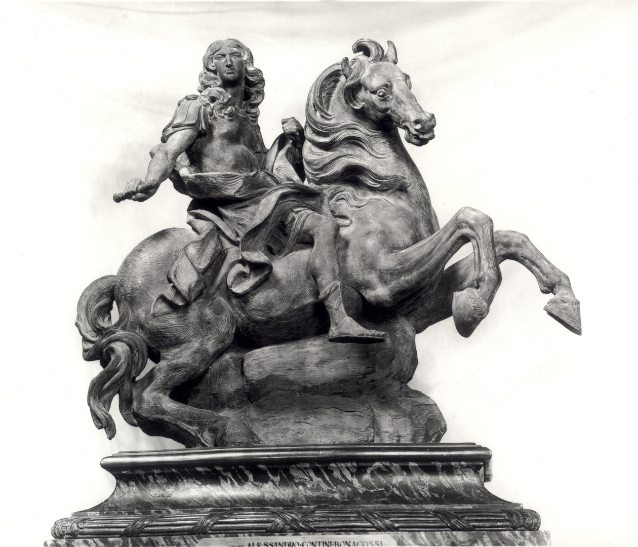 XIV. Lajos emlékművének modellje (1638-1715) alkotó: Gian Lorenzo Bernini