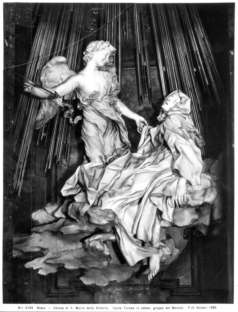 Szent Teréz extázisa (márvány) (f/w fotó) alkotó: Gian Lorenzo Bernini
